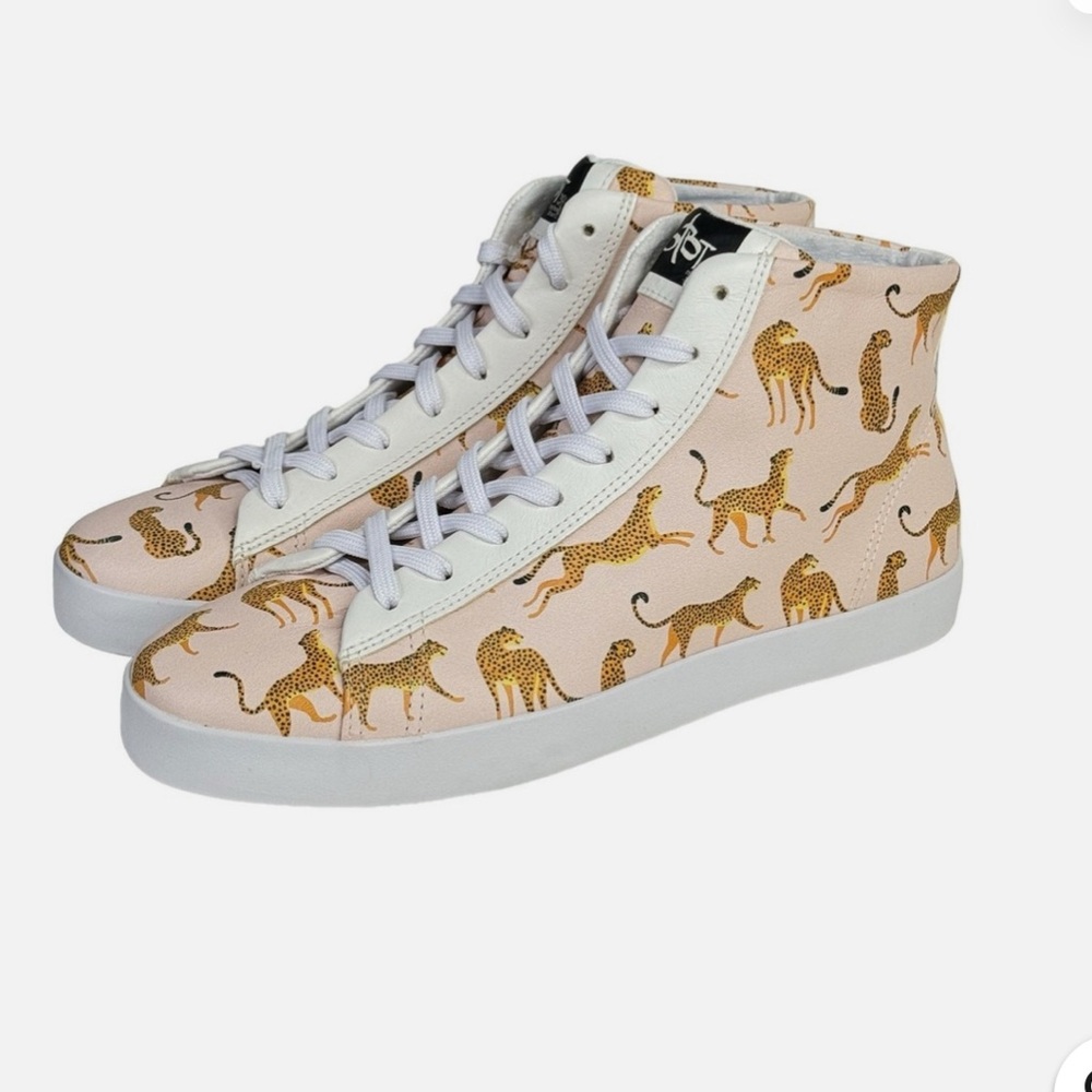 Leopard Print Sneakers OTBT originally 139.00 genuine leather